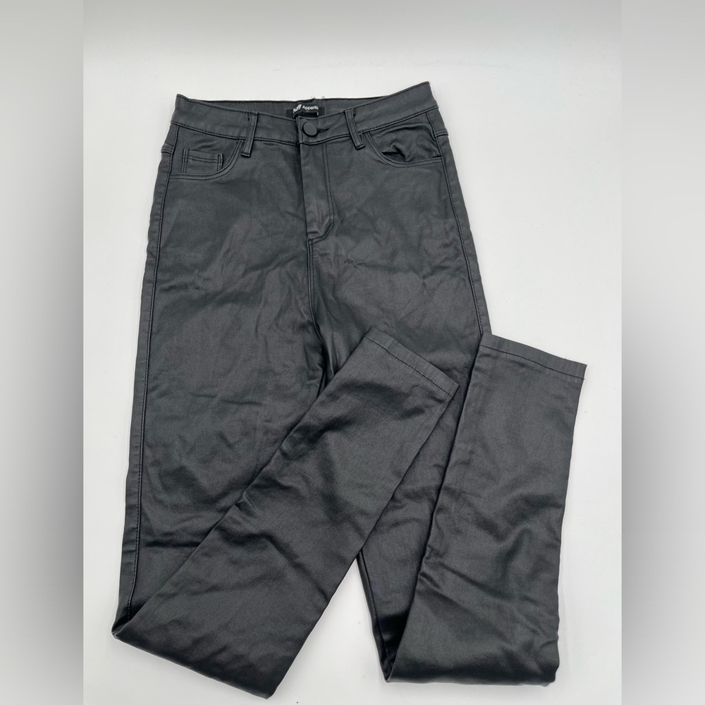 Apperloth Faux Leather High Rise Skinny Pants Black XS